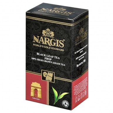 Чай чёрный Assam FBOP(среднелистовой), 250 грамм, Наргис, Индия