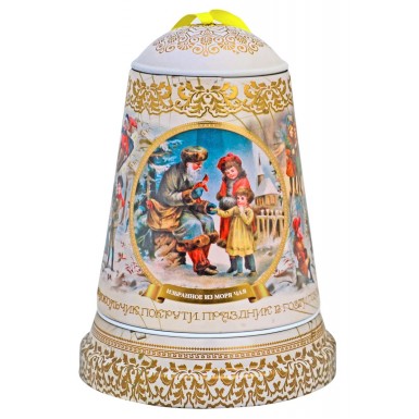 Чай чёрный в музыкальном колокольчике  - Ретро, жесть, 50 гр.