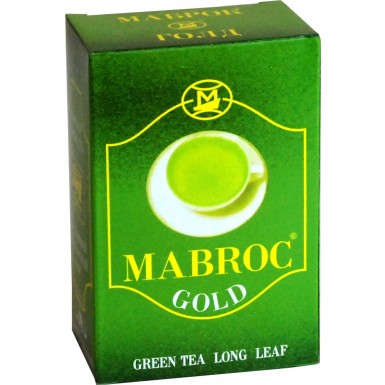Чай зелёный цейлонский ТМ 'Mabroc' - Голд (Gold), ганпаудер, картон, 100 гр.