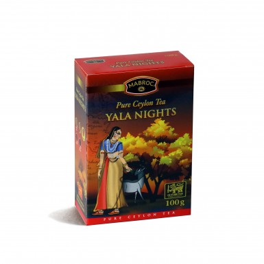 Чай чёрный цейлонский ТМ 'Маброк' - Ялла ночь, картон, 100 гр.