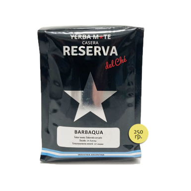 Мате аргентинский продымлённый ТМ 'Reserva del Che' -  BARBAQUA,  250 гр.