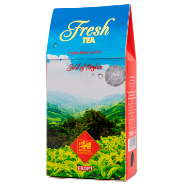 Чай чёрный цейлонский ТМ 'Свежий чай' - Золото Цейлона, FBOP1, 90 гр.