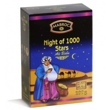 Чай ТМ 'Mabroc' - Ночь 1000 звёзд, картон, 100 гр., Шри-Ланка.