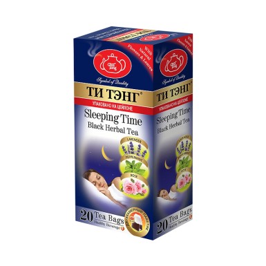 Чай чёрный с травами ТМ 'Ти Тэнг' - Приятных сновидений, 20 пак., 40 гр.