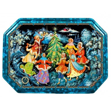 Чай черный Get&Joy 'Хоровод' в жестяной шкатулке, цейлонский, 75 гр.