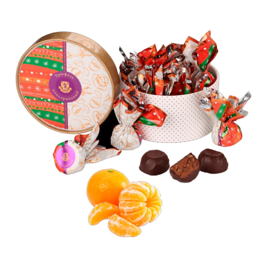 Набор конфет - Трюфель мандариновый, 130 гр.