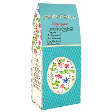 Чайный напиток 'Крымский букет'  Бодрящий, 50 гр