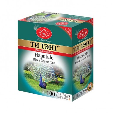 Чай чёрный цейлонский пакетированный 'Ти Тэнг' - Хапатале, 100 пак., 250 г.