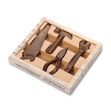Шоколад фигурный  - Набор 'Настоящему мужчине', 55% какао, 130 гр.