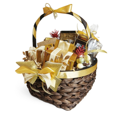 Чайный набор - Корзина 'Золотой запас'