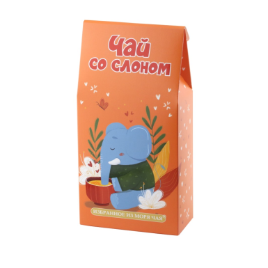 Чай ИМЧ 'Чай со слоном', ОРА, картон, 50 гр., Шри-Ланка