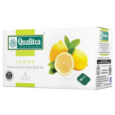 Чай чёрный 'Кволити' - Лимон, пакетированный, 20 пак.