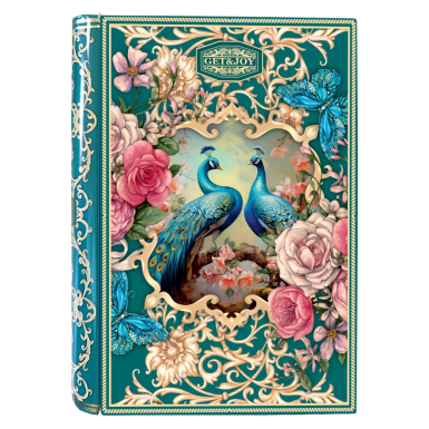 Чай чёрный цейлонский крупнолистовой в книге - Райский сад, жесть, 75 гр.