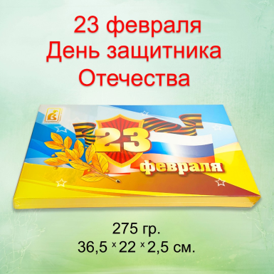 Конфеты ассорти в подарочной коробке  '23 февраля', 275 гр., Россия