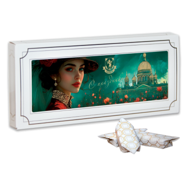 Набор конфет - Весенний блюз, трюфель натуральный ассорти, 95 гр.