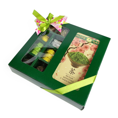 Чайный набор - Коробочка 'Сакура', набор ассорти китайского чая