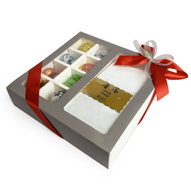 Чайный набор - Коробочка 'Серебро', набор ассорти китайского чая