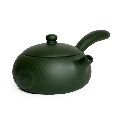 Чайник с боковой ручкой - Тау Си Ши, зелёная глина, 230 мл., Китай (ИТТ-263)