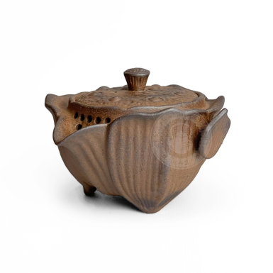 Гайвань глиняная - Коробочка лотоса (ИТТ481), керамика, 180 мл.