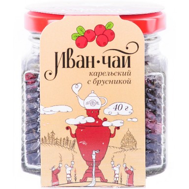 Иван-чай Карельский с брусникой 40 гр.