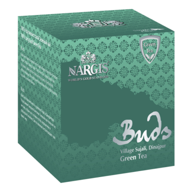 Чай зелёный индийский ТМ 'Наргис'  - Крупнолистовой Buds, картон, 100 гр.